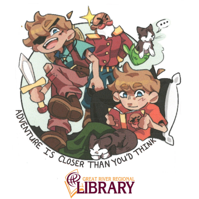 Person reading and action book coming to life behind him